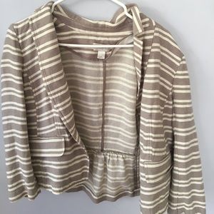 Stripped blazer from loft